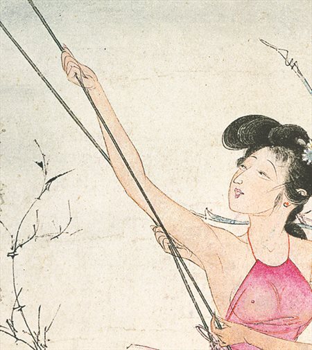 汾西-胡也佛的仕女画和最知名的金瓶梅秘戏图